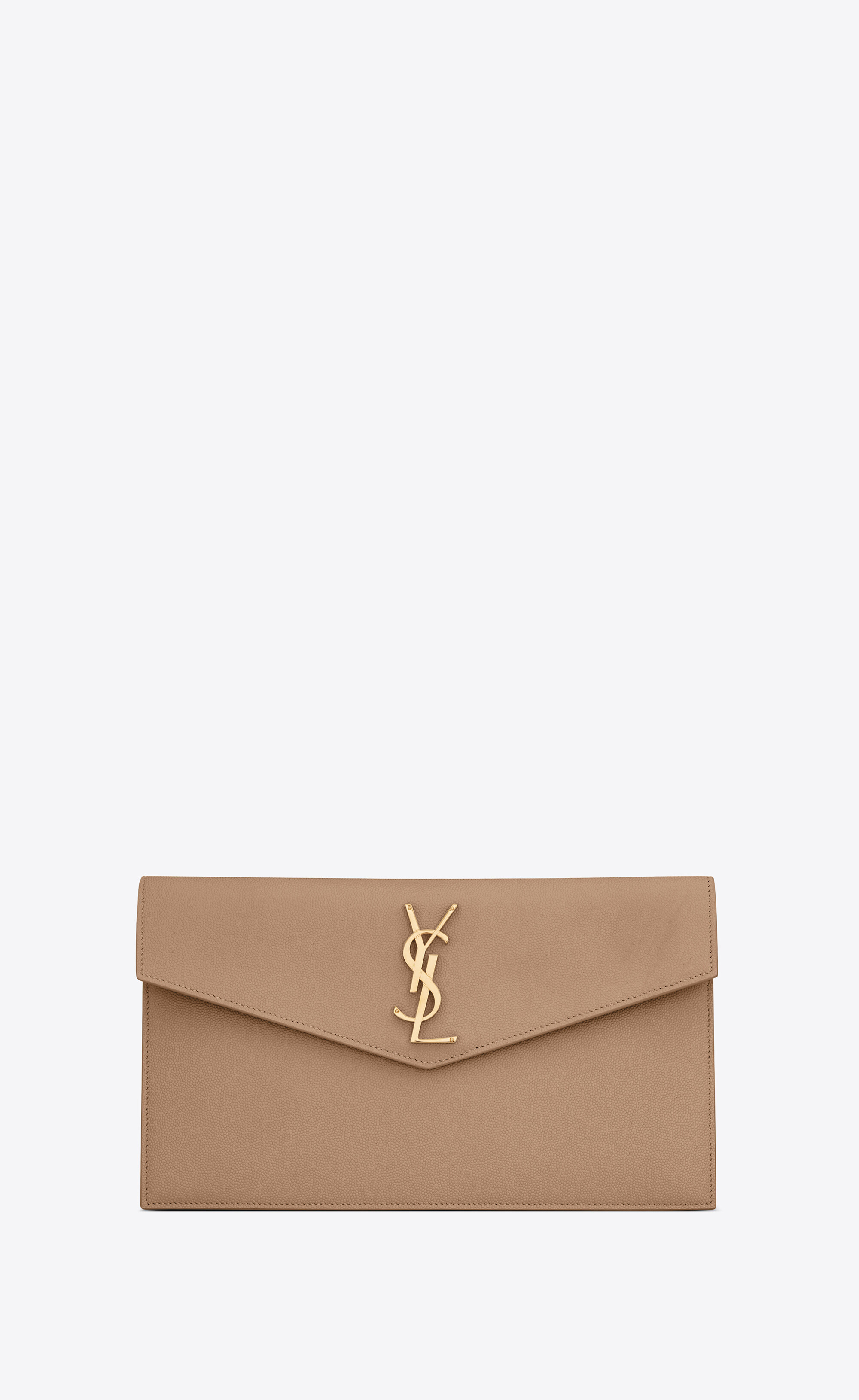 UPTOWN POUCH IN GRAIN DE POUDRE EMBOSSED LEATHER