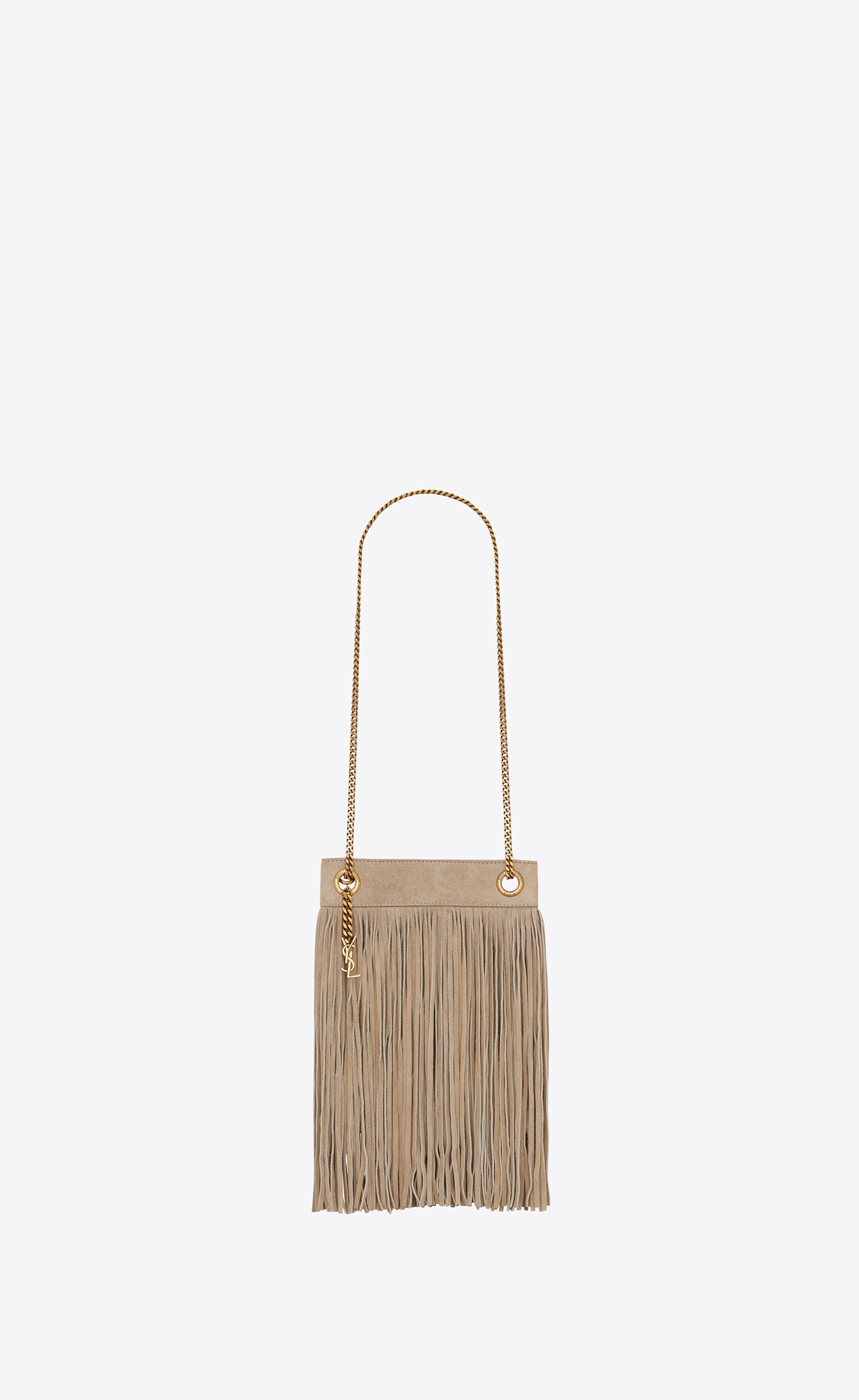 grace small chain bag in suede