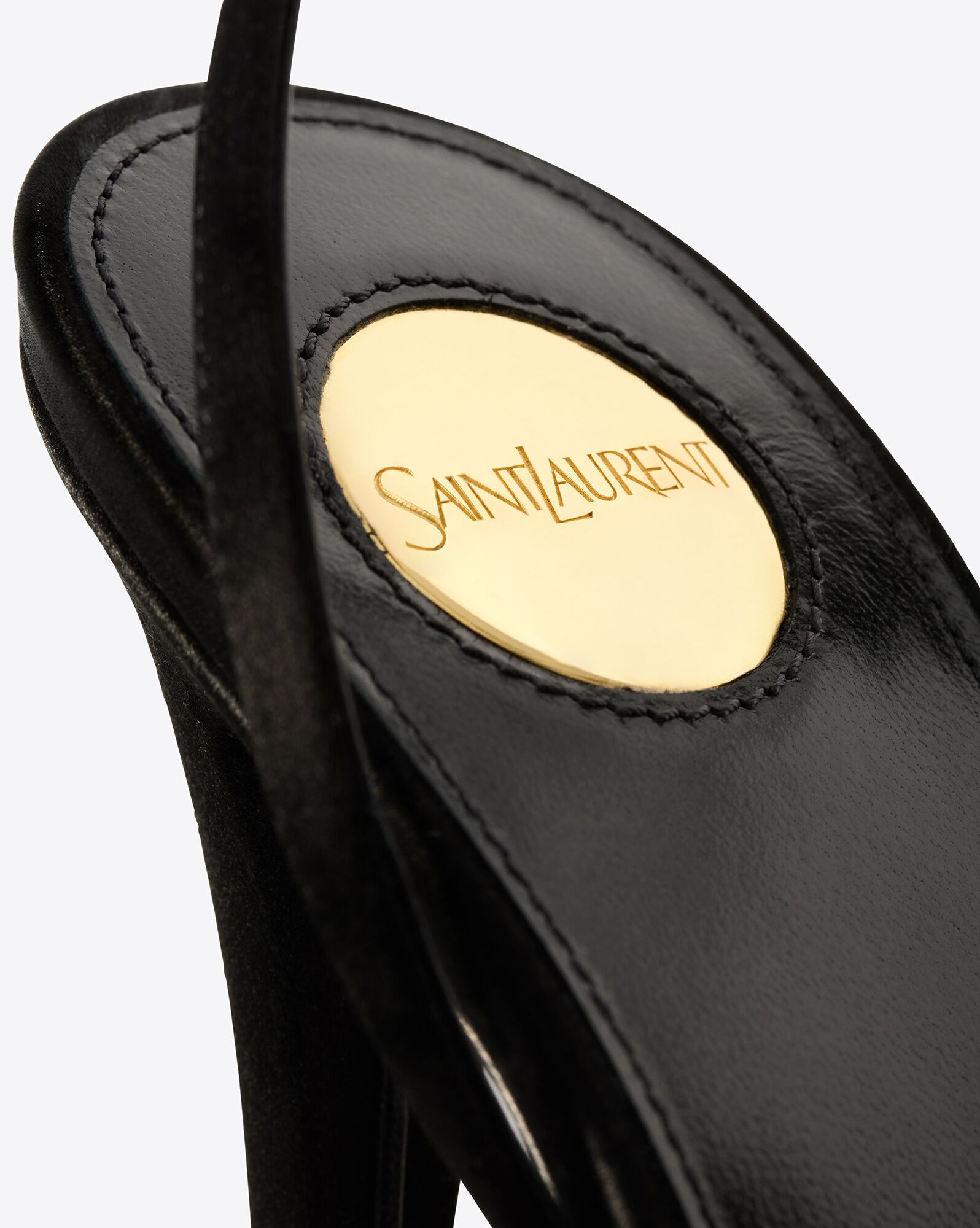 LA SCANDALE platform sandals in satin crepe