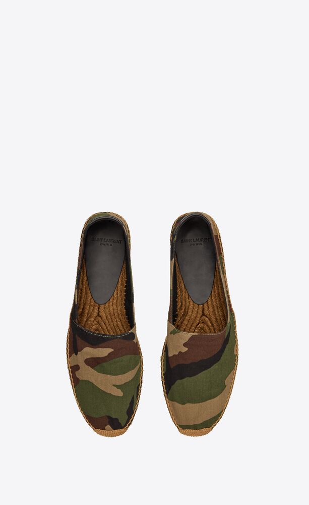 saint laurent espadrilles camo