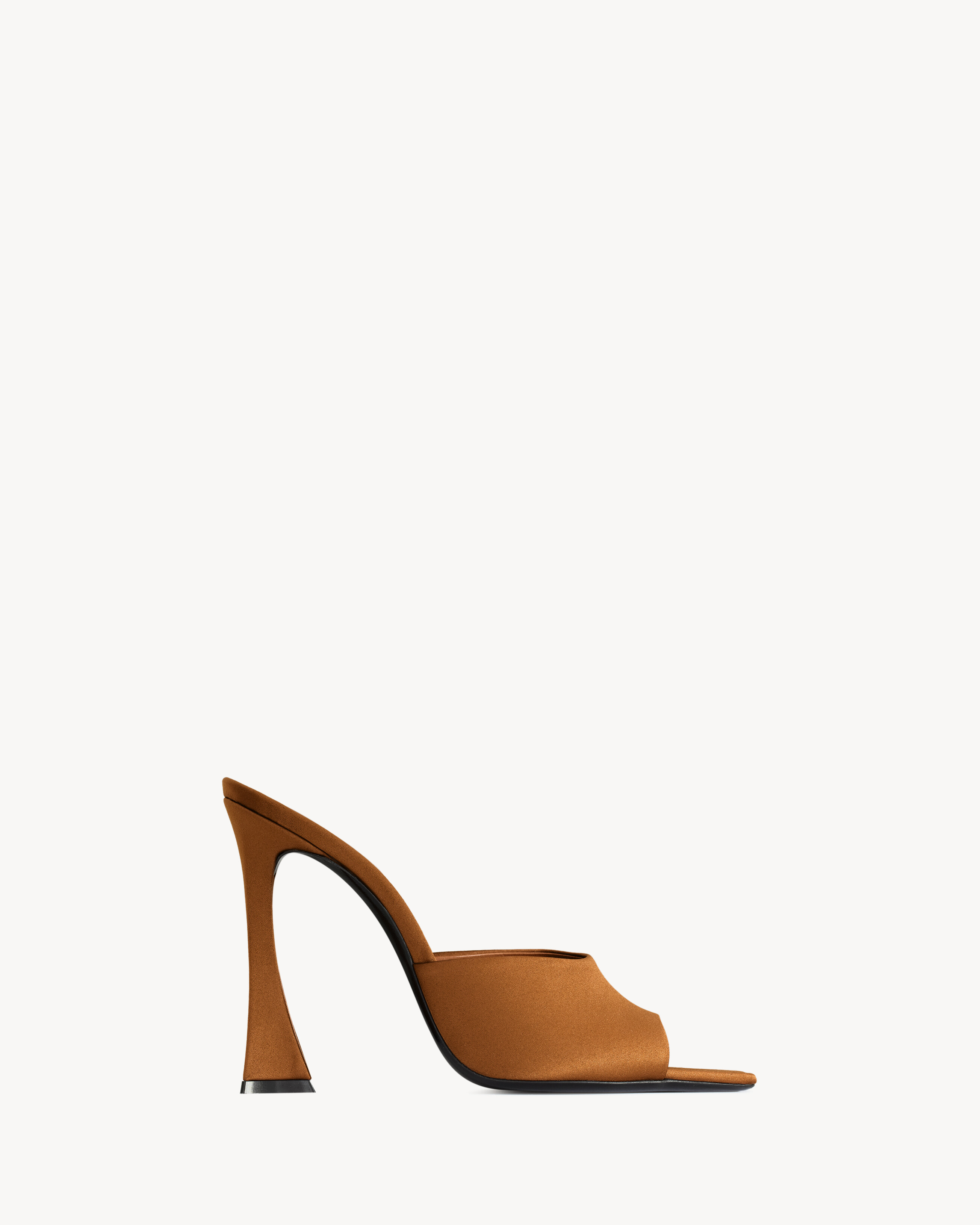 HALL mules in satin