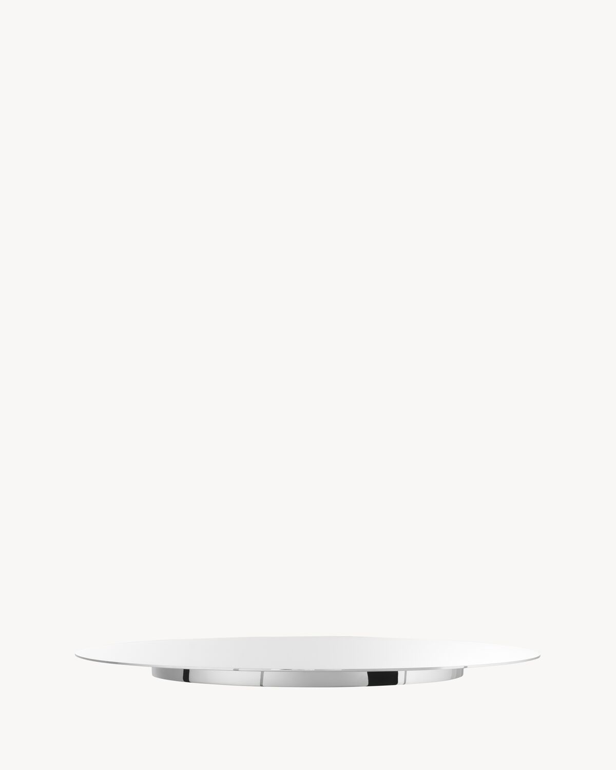 donald judd puiforcat bread plate in sterling silver