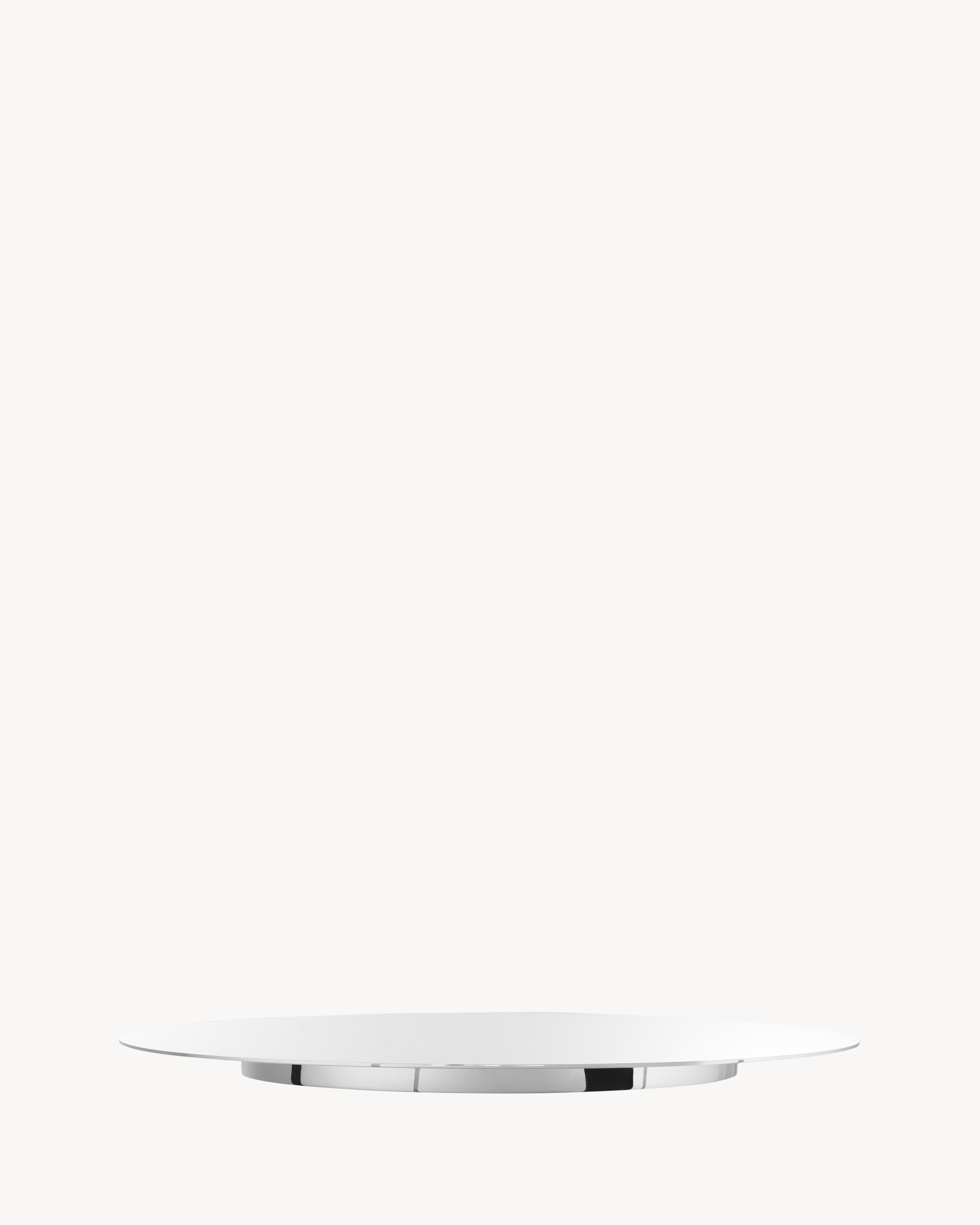 DONALD JUDD PUIFORCAT BREAD PLATE IN STERLING SILVER