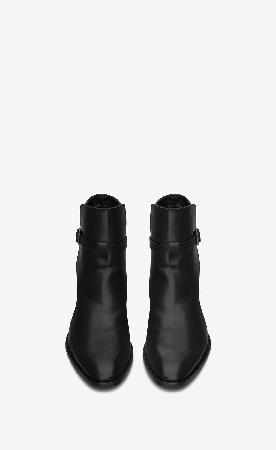 Wyatt jodhpur boots in smooth leather | Saint Laurent | YSL.com