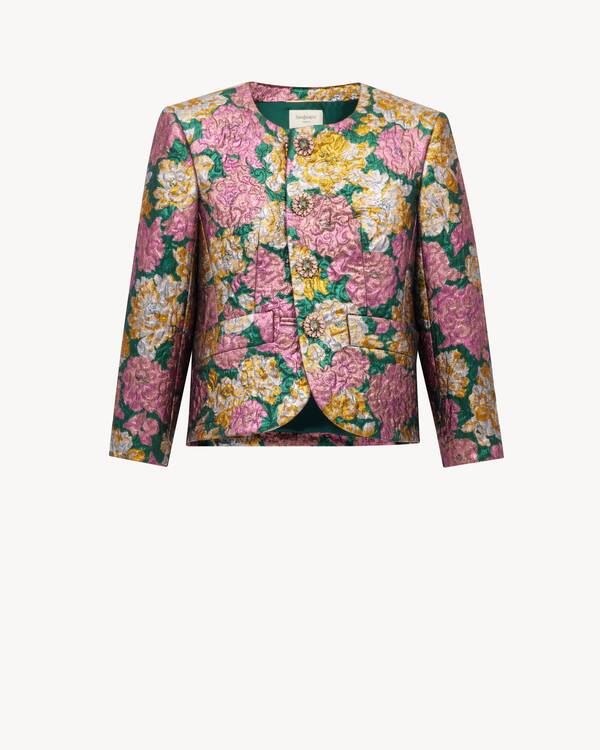 jacket in brocade