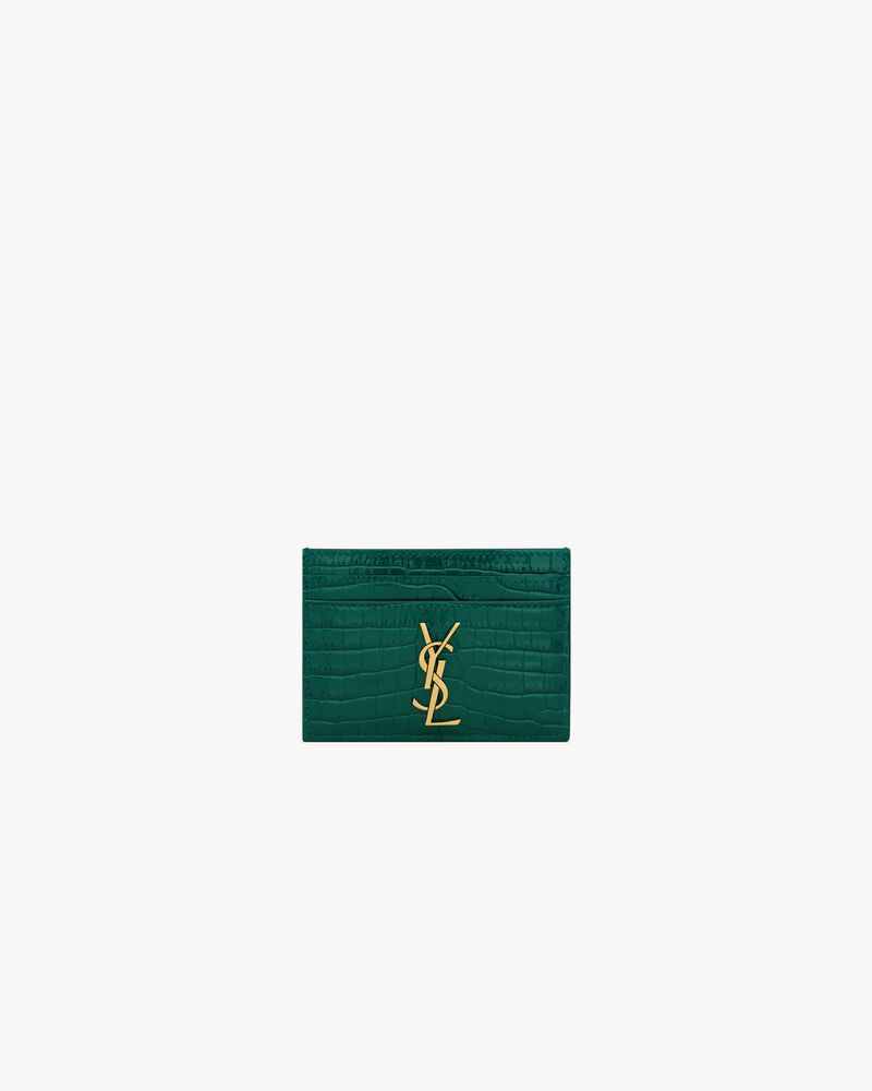 Ysl wallet green Clearance