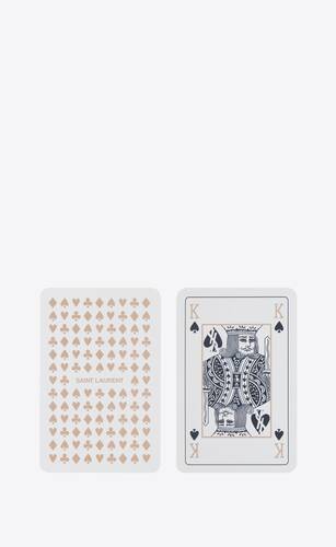 saint laurent playing cards