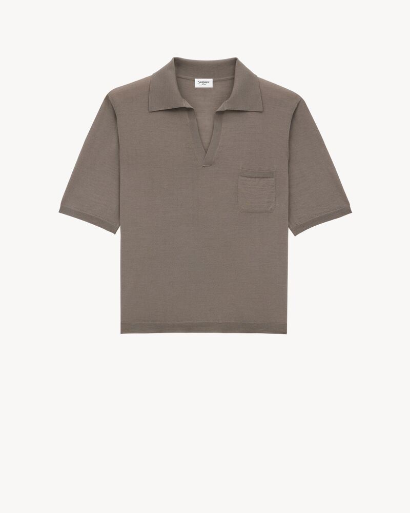 POLO SHIRT IN WOOL