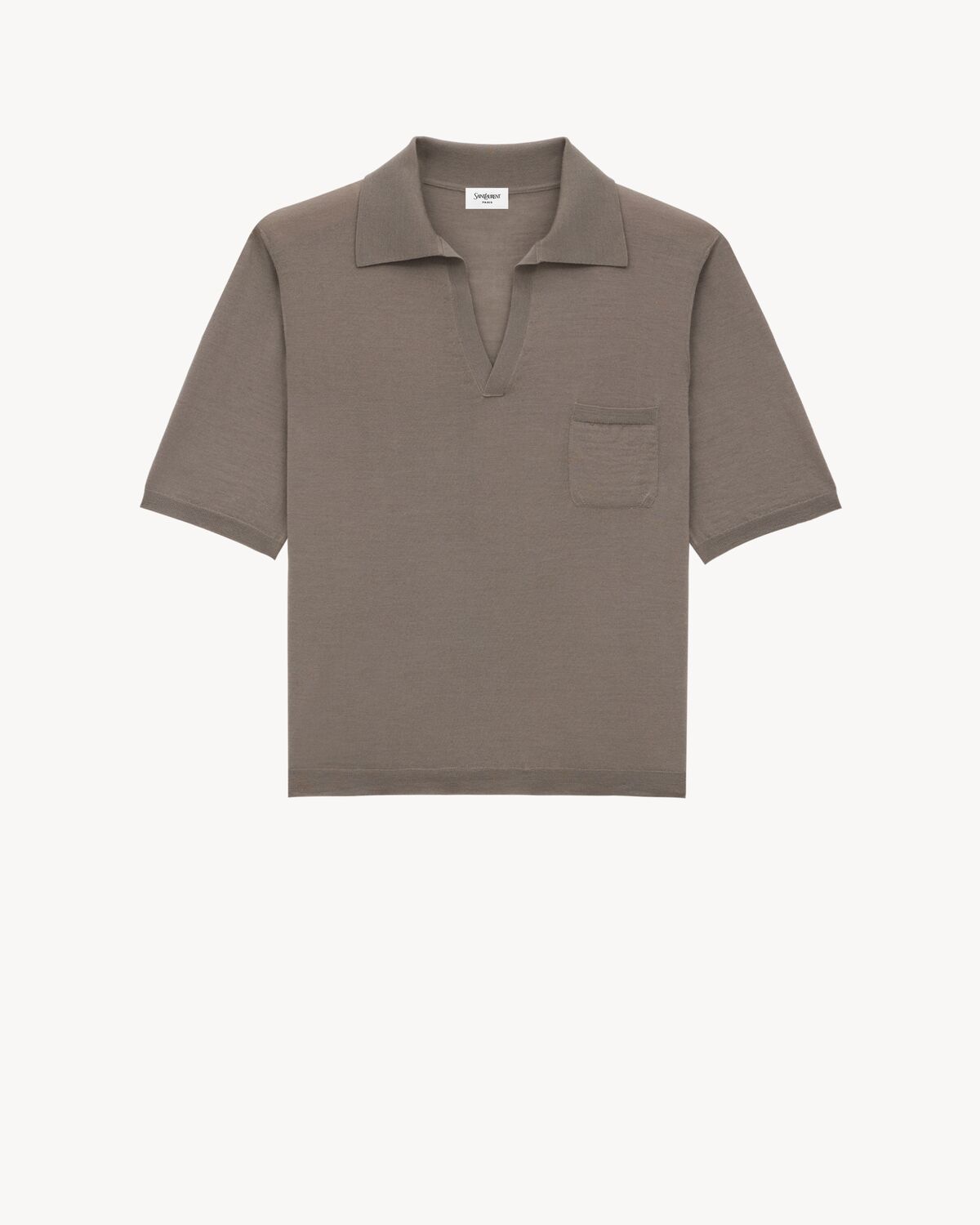 polo shirt in wool