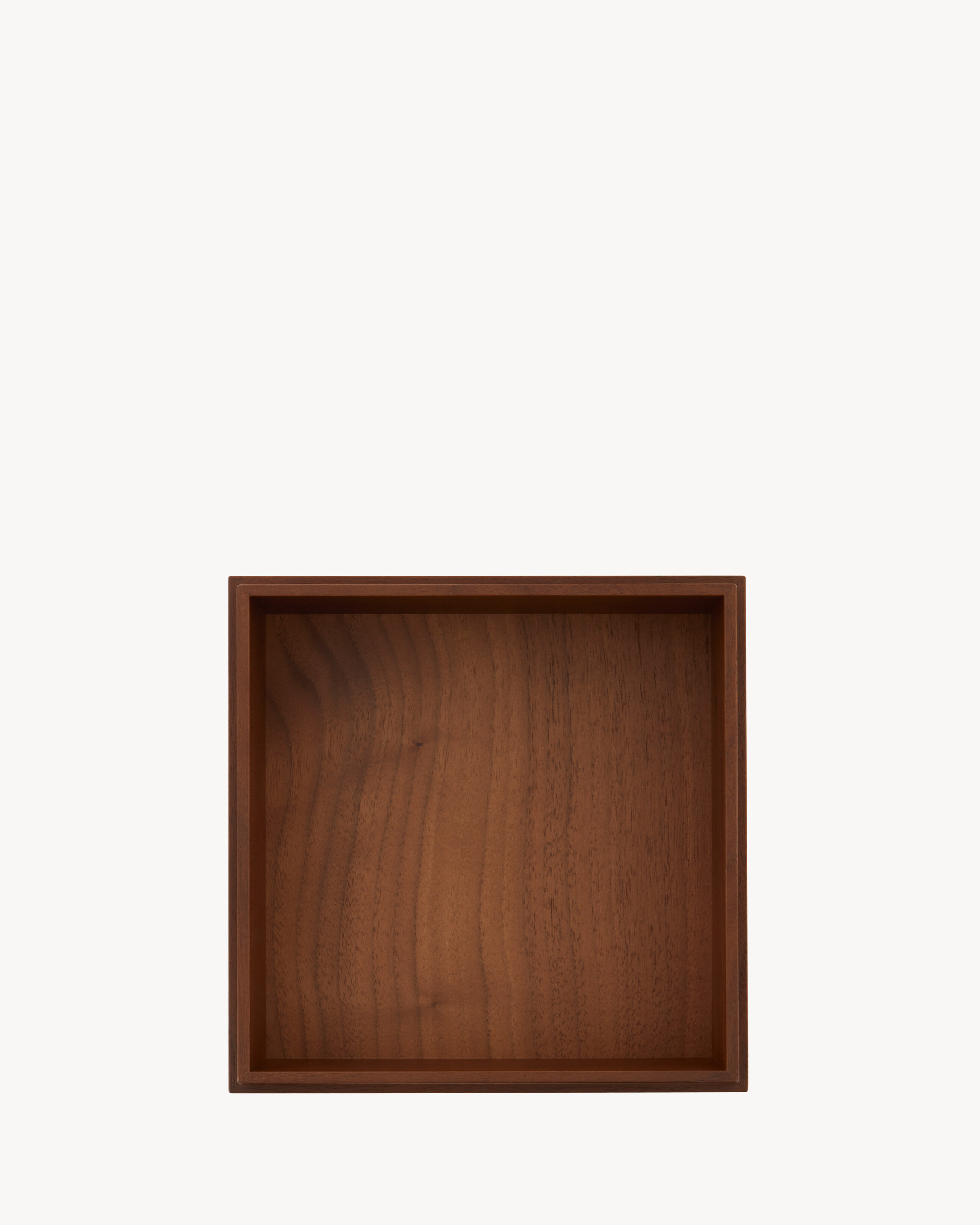 Grande boîte en bois et cuir