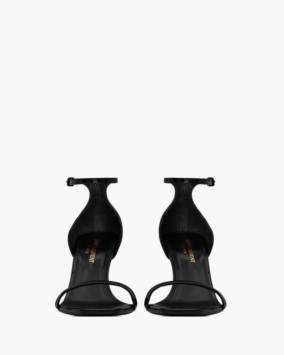 Sandales F.Troupe En Cuir Verni Noir - Taille 36 (UK 3) - Neuf Avec Emballage