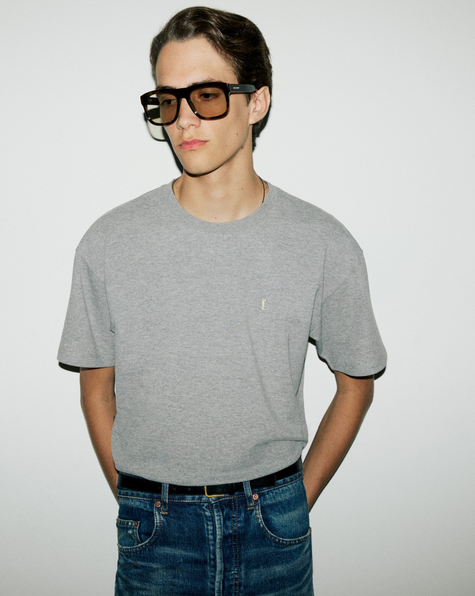 t-shirt CASSANDRE en piqué de coton