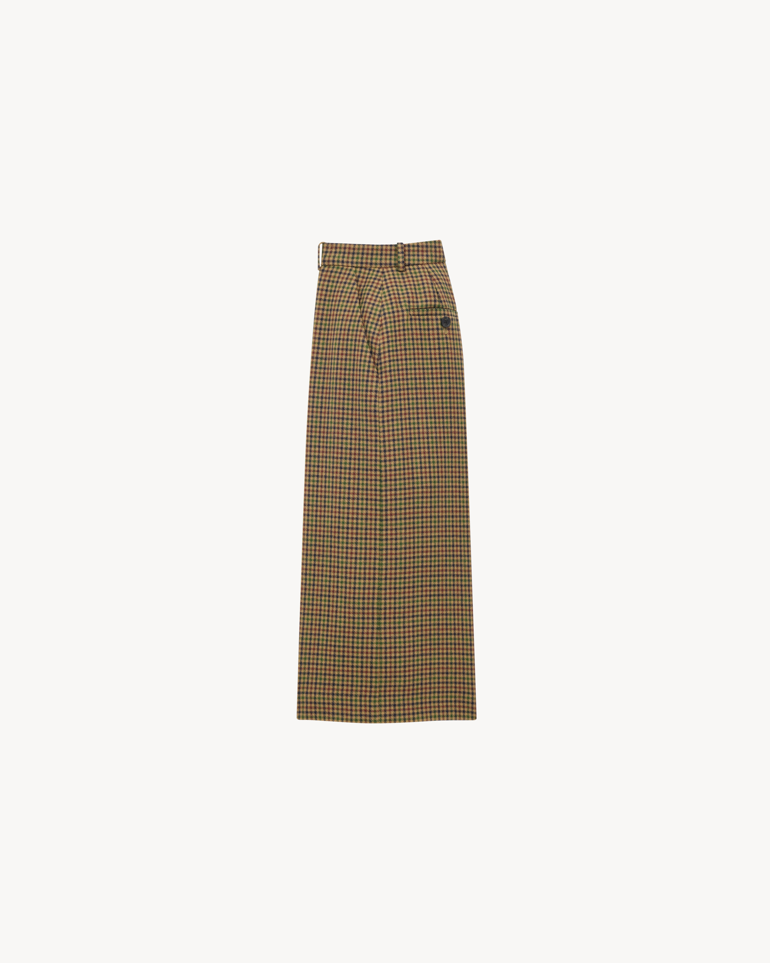 culottes in wool check