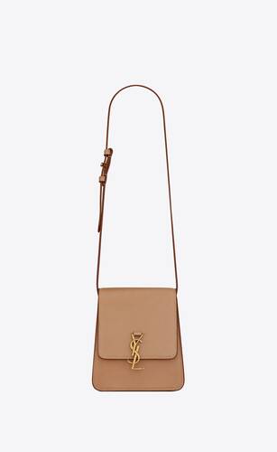 kaia north/south satchel in vegetable-tanned leather