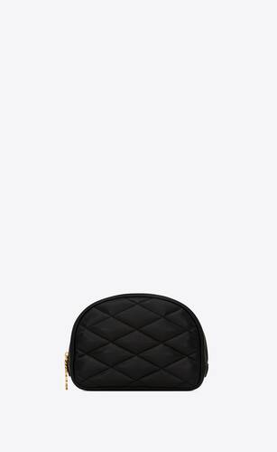 lolita cosmetics pouch in quilted lambskin