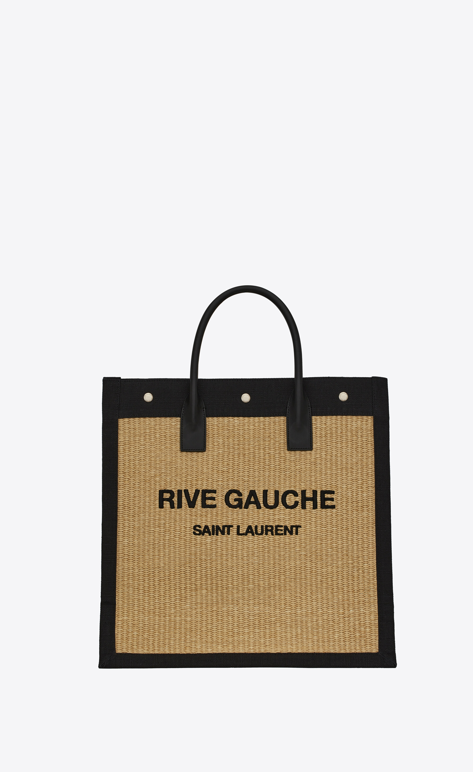 Saint laurent raffia discount tote