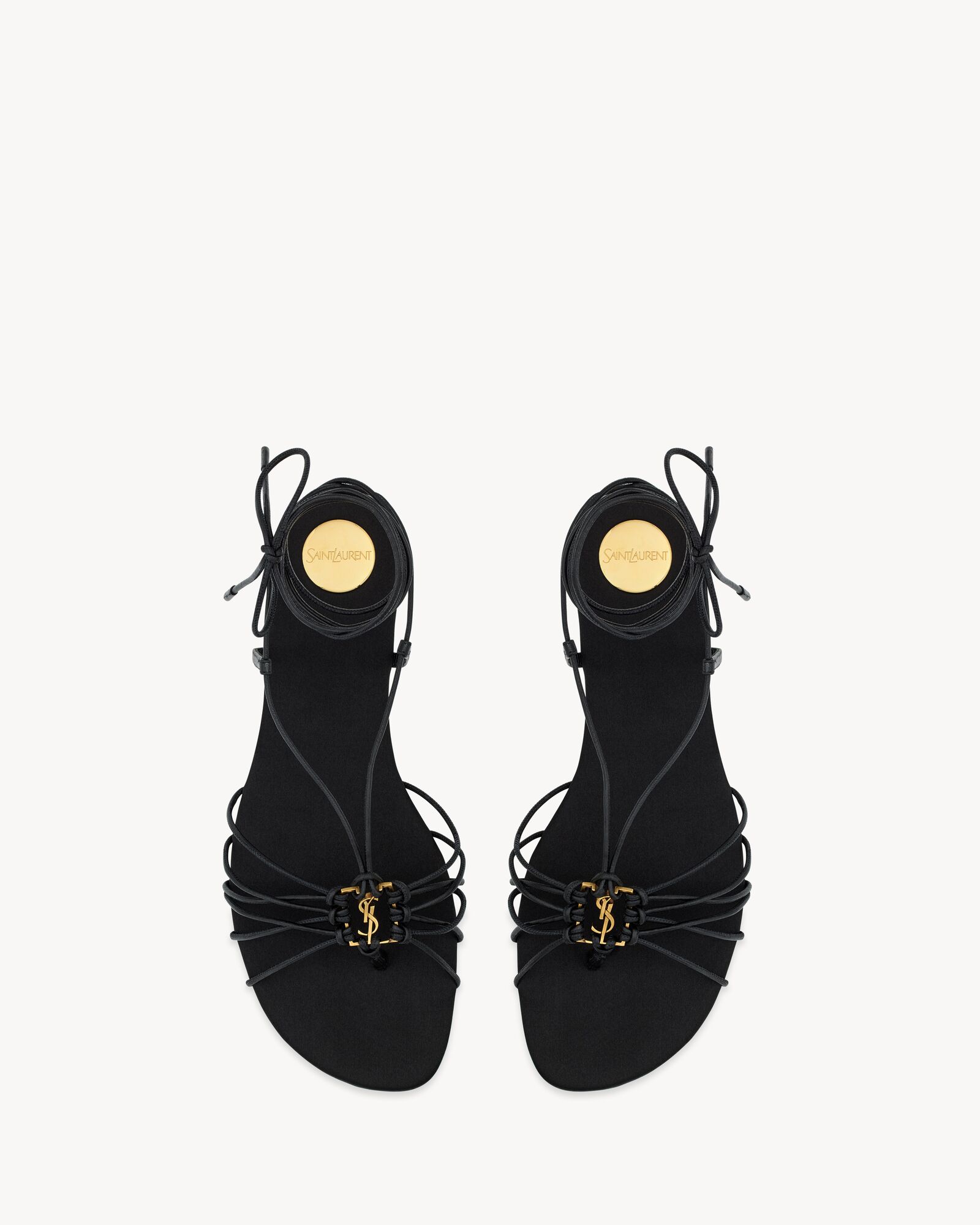 BABYLONE sandals in smooth leather — 820656AAEOF1000