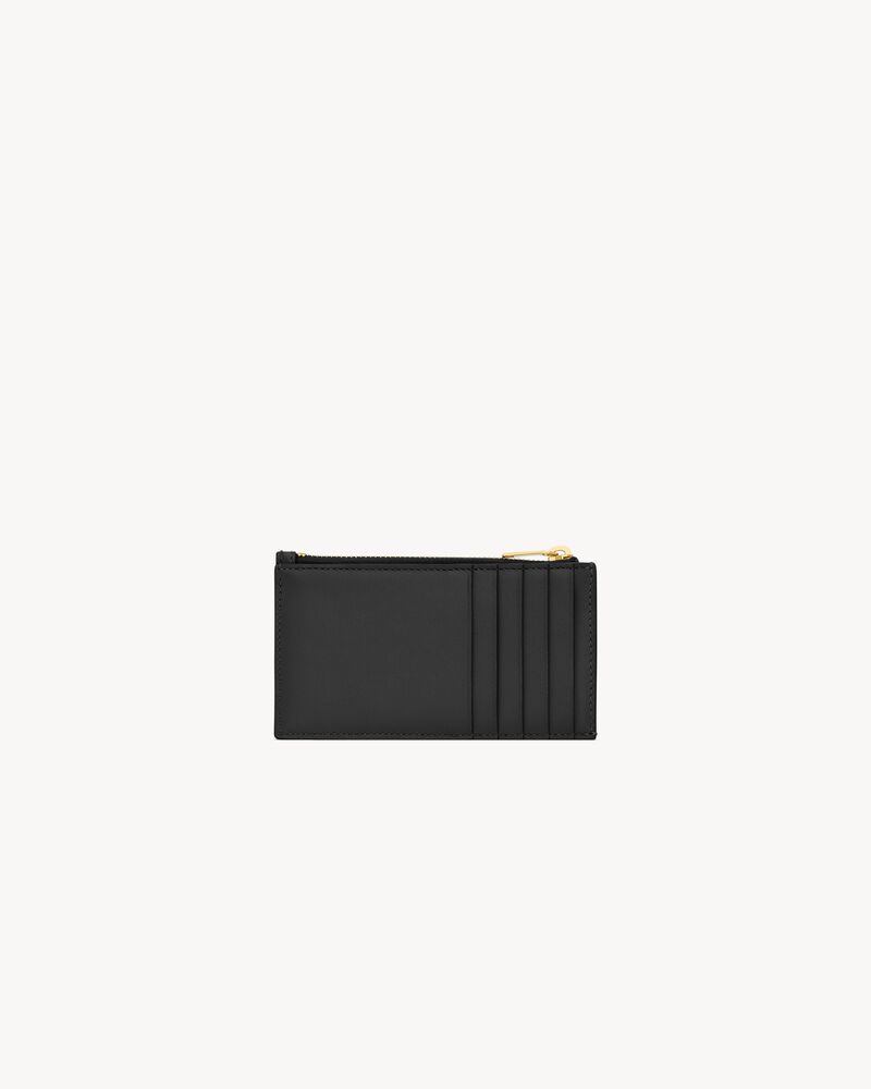 CASSANDRE MATELASSÉ FRAGMENTS CARD CASE IN LAMBSKIN