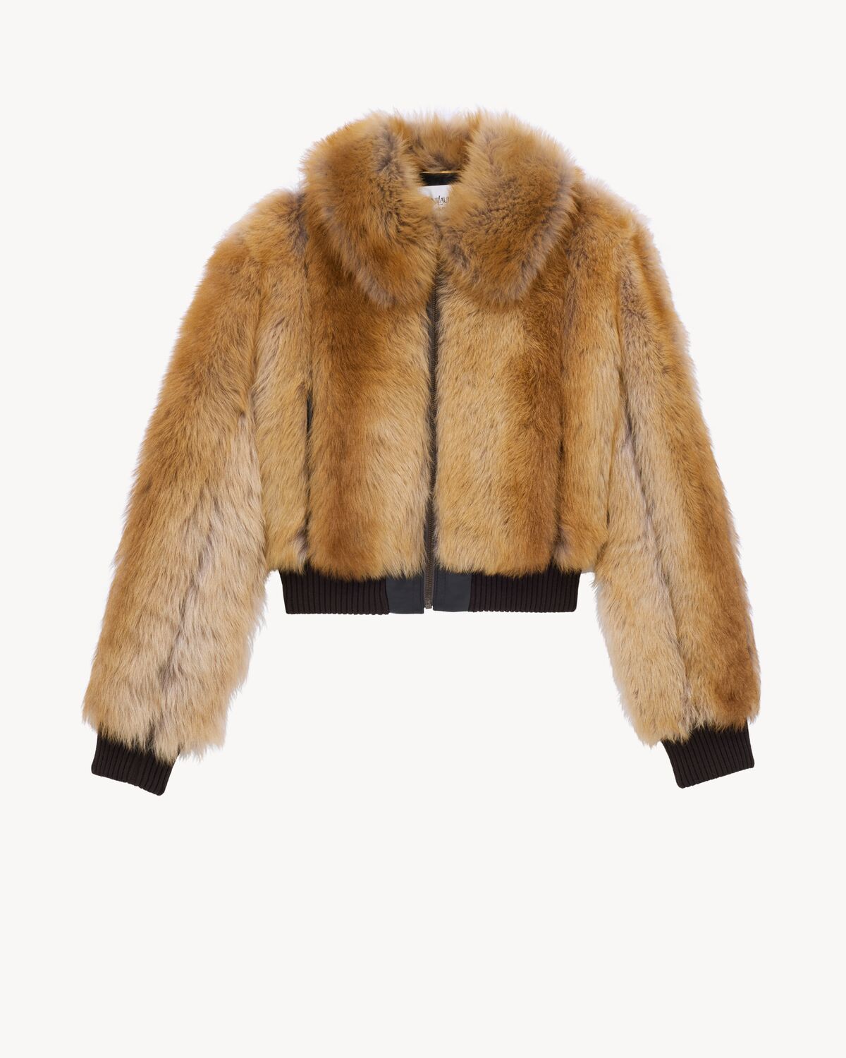 shearling bomber jacket