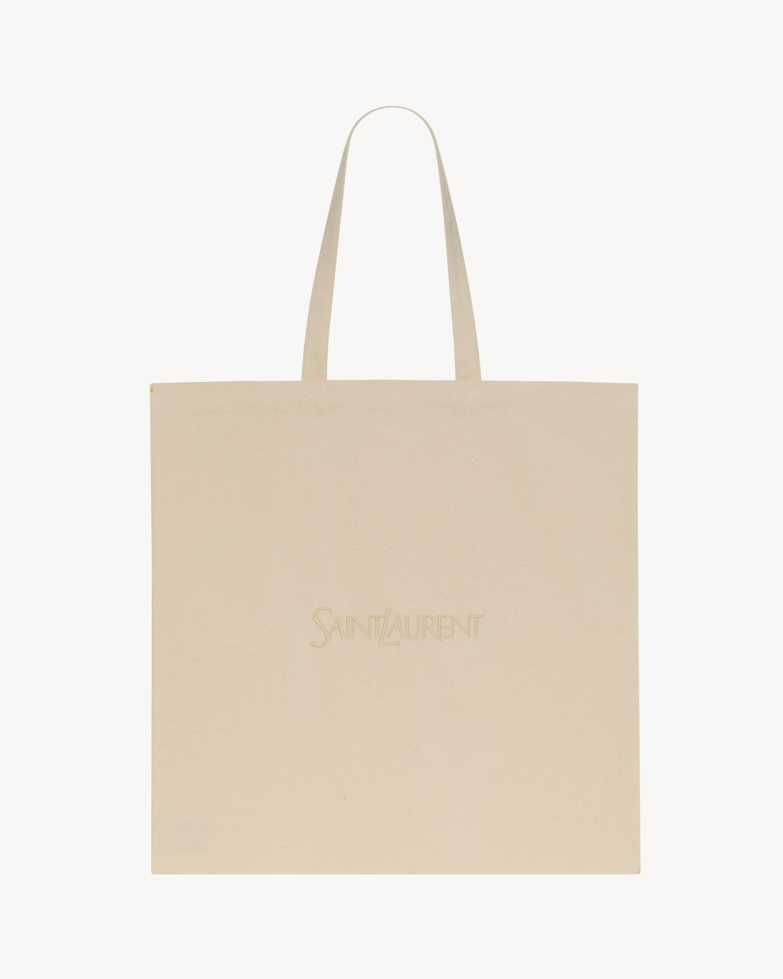 OVERSIZED SAINT LAURENT TOTEBAG IN BRUSHED COTTON