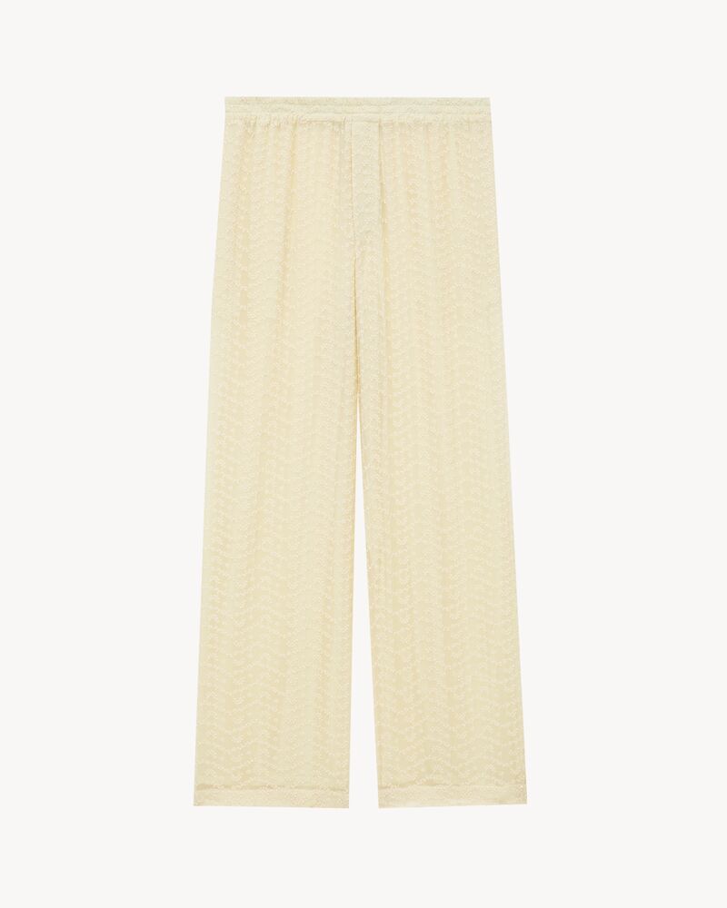  pajama set in broderie anglaise and muslin