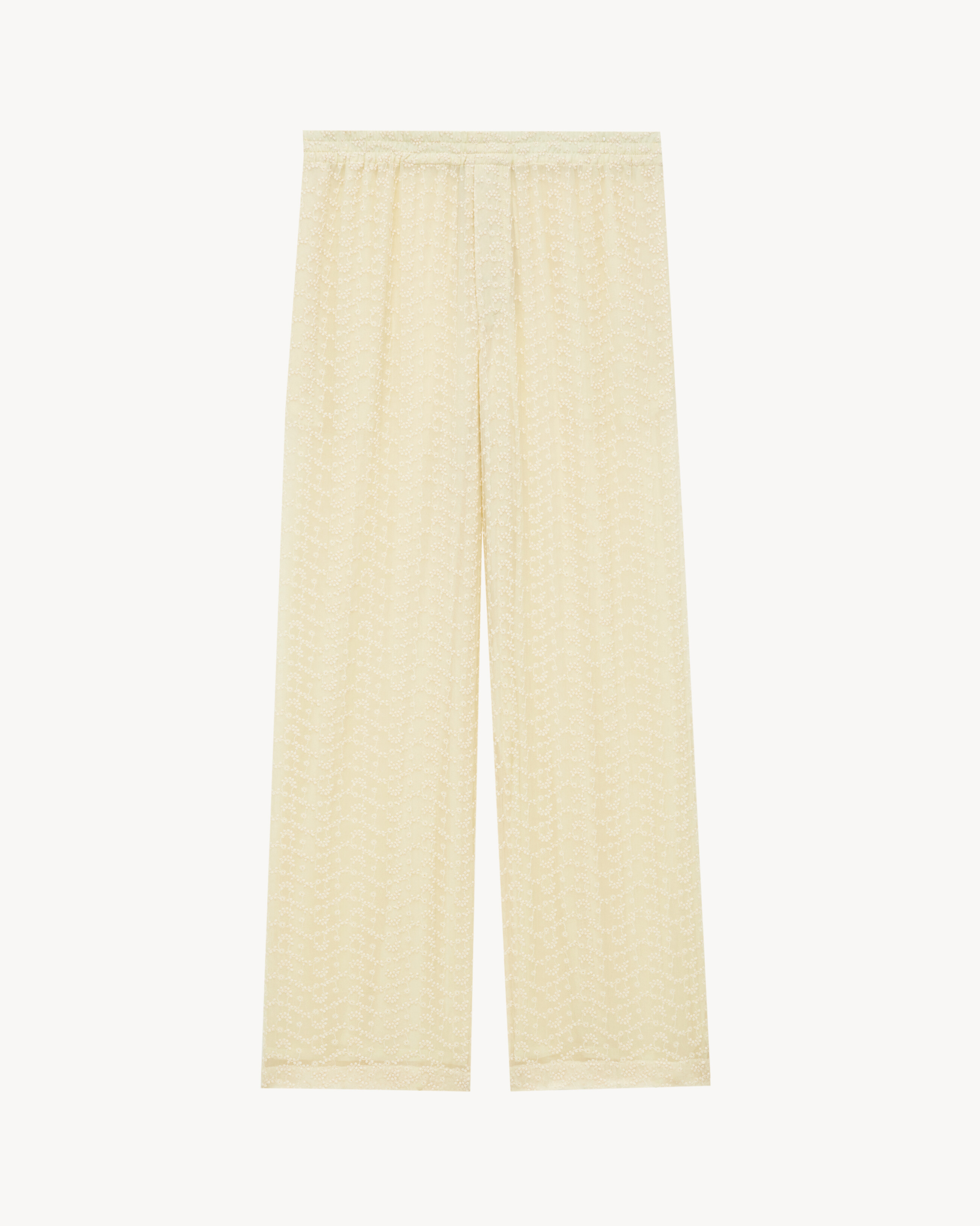 broderie anglaise pajama set in muslin