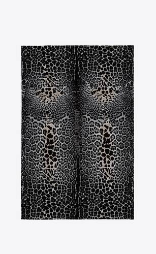leopard bath towel