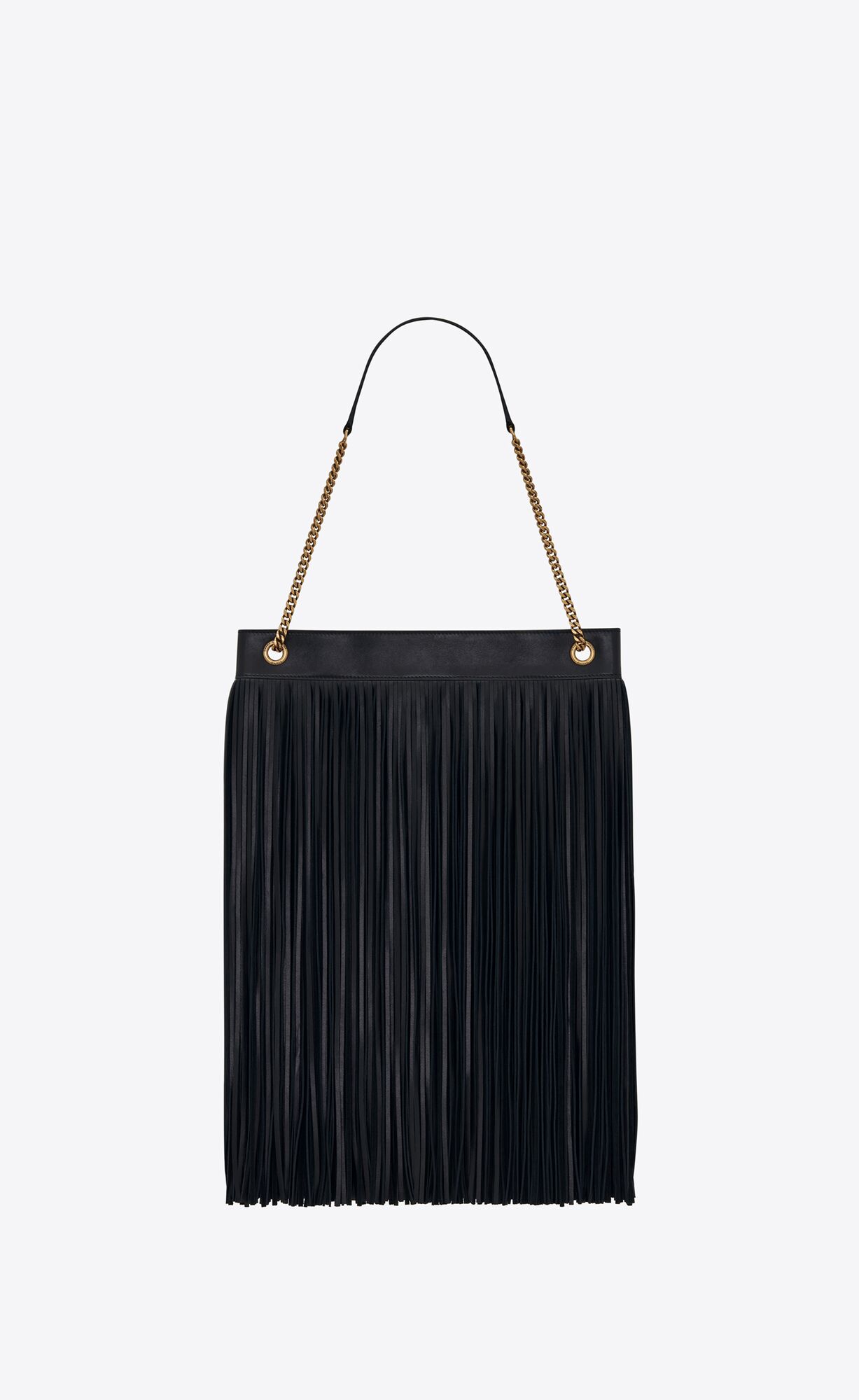 ysl fringe bag suede