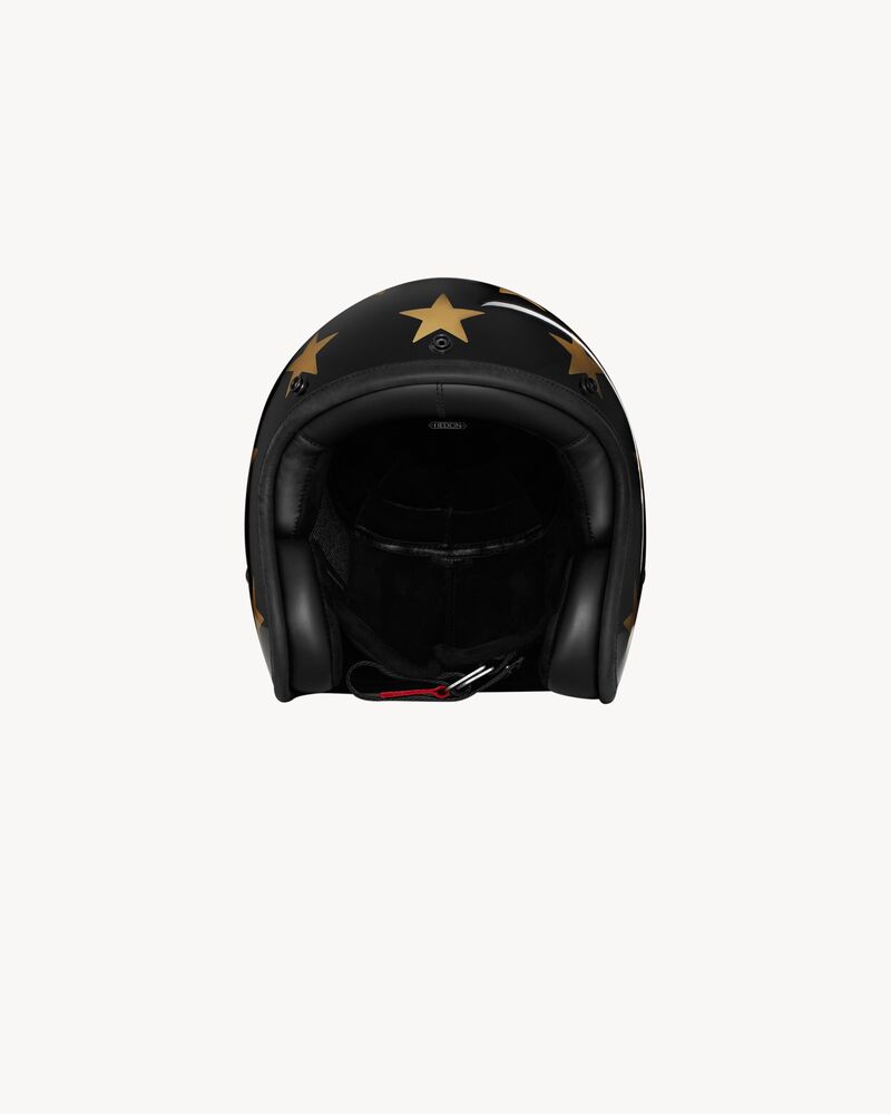 Star pattern Hedon Motorcycle helmet