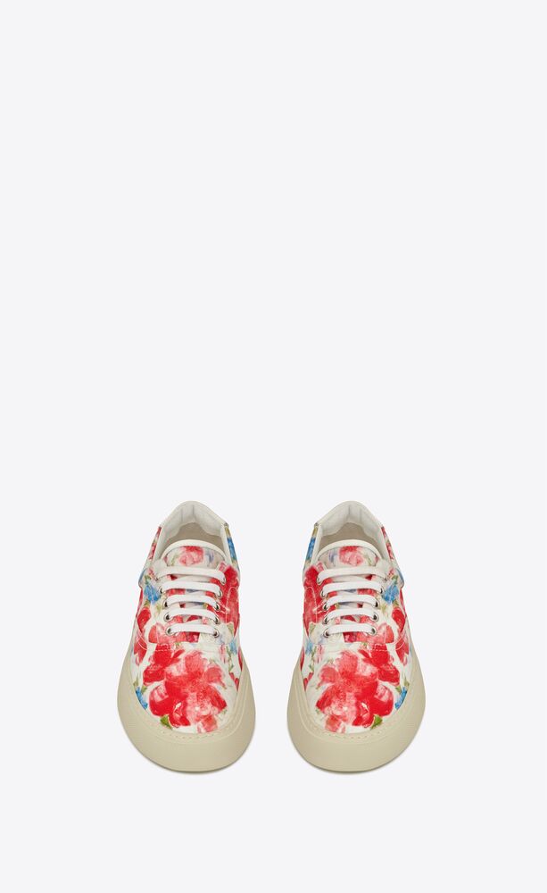 flower print trainers