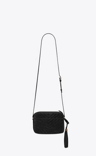 Saint Laurent Camera Bag Black White Leather ref.522572 - Joli Closet