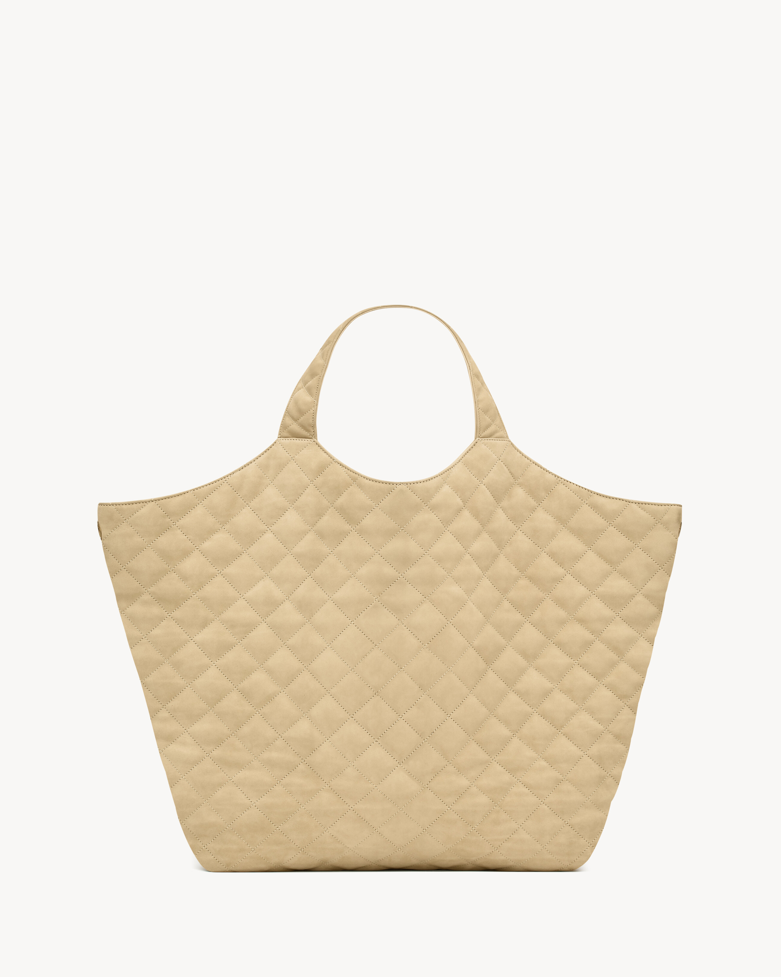 ICARE in quilted nubuck suede