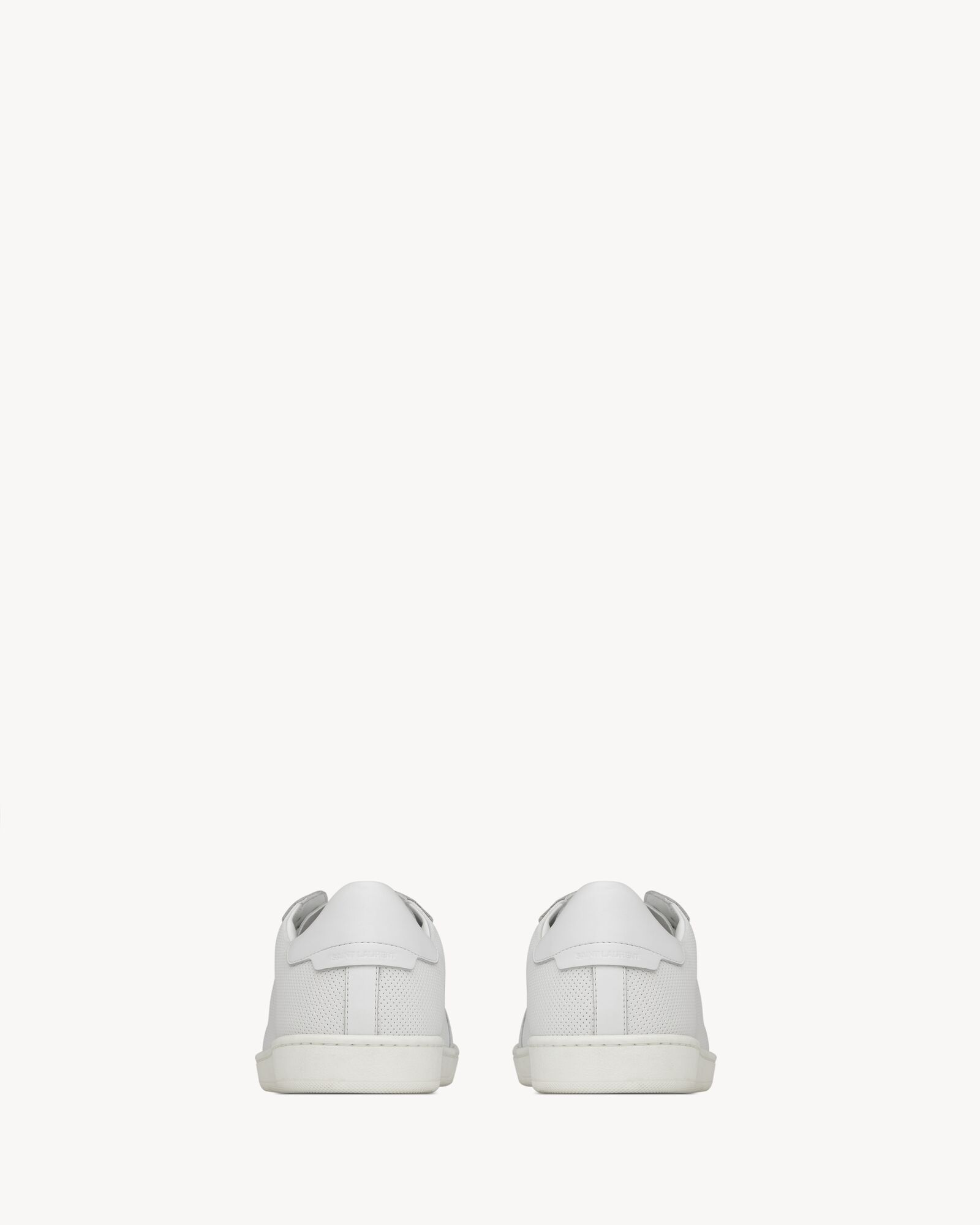 saint laurent perforated leather sneakers