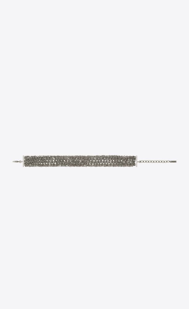 mesh bracelet in metal
