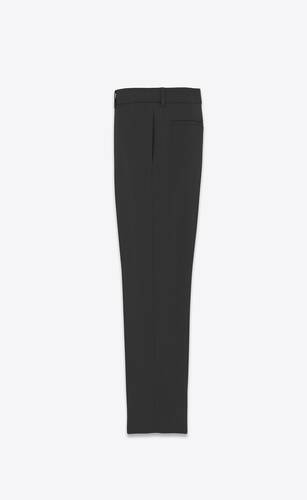 low-rise pants in stretch gabardine