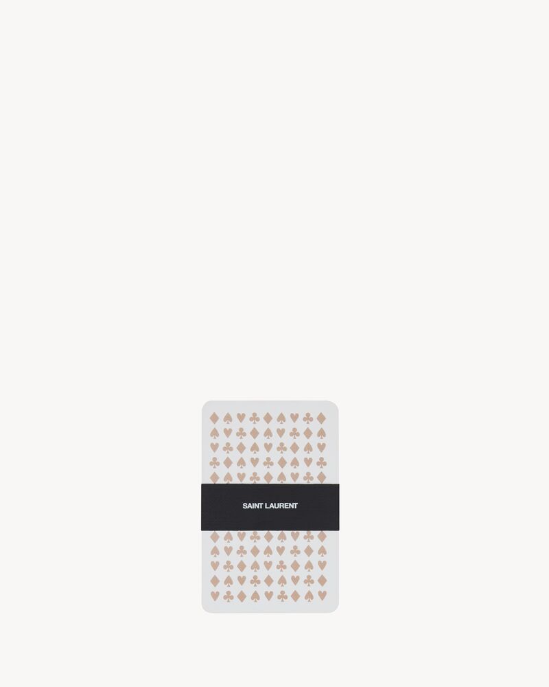 saint laurent playing cards