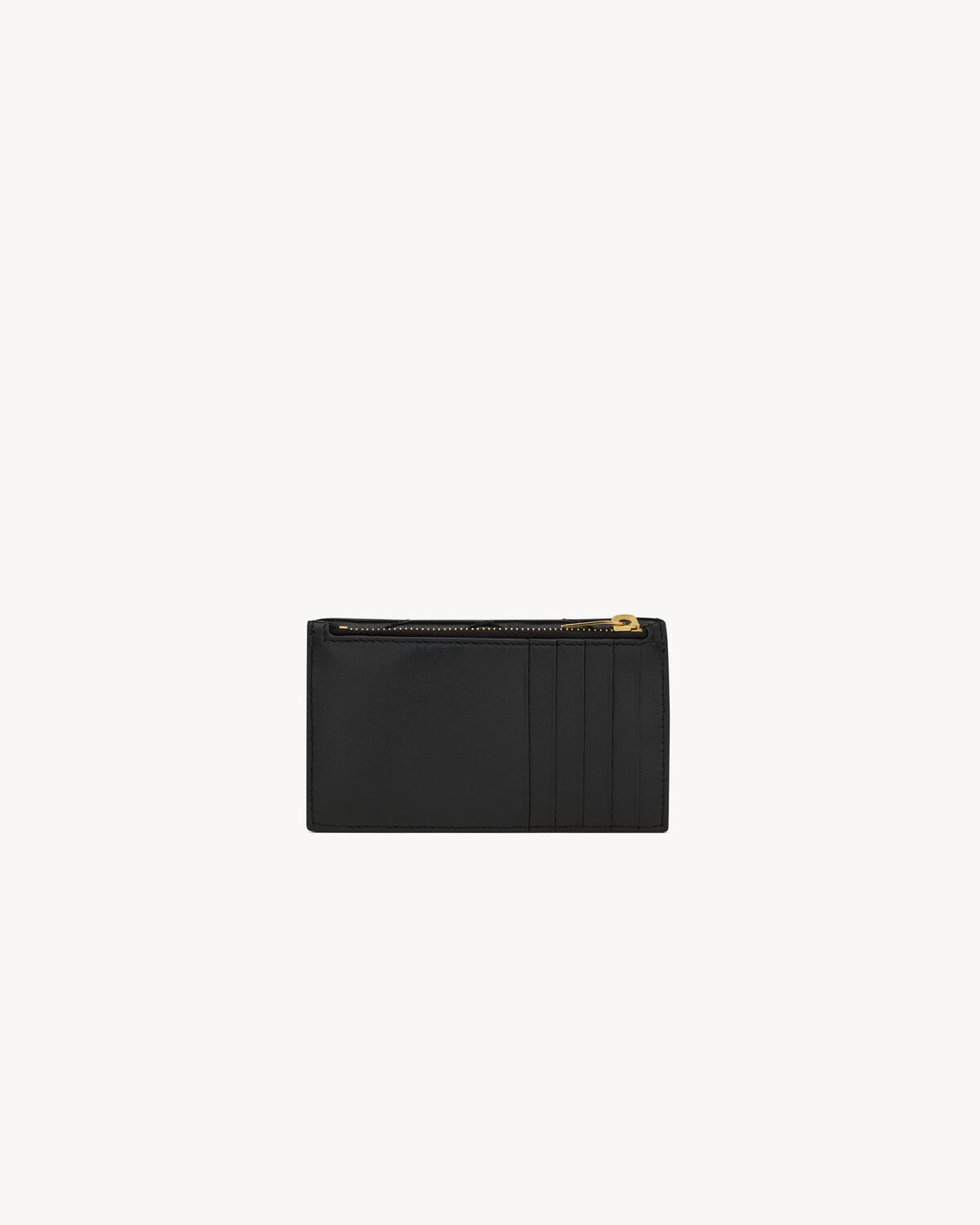 CASSANDRE MATELASSÉ FRAGMENTS FLAP CARD CASE IN LAMBSKIN