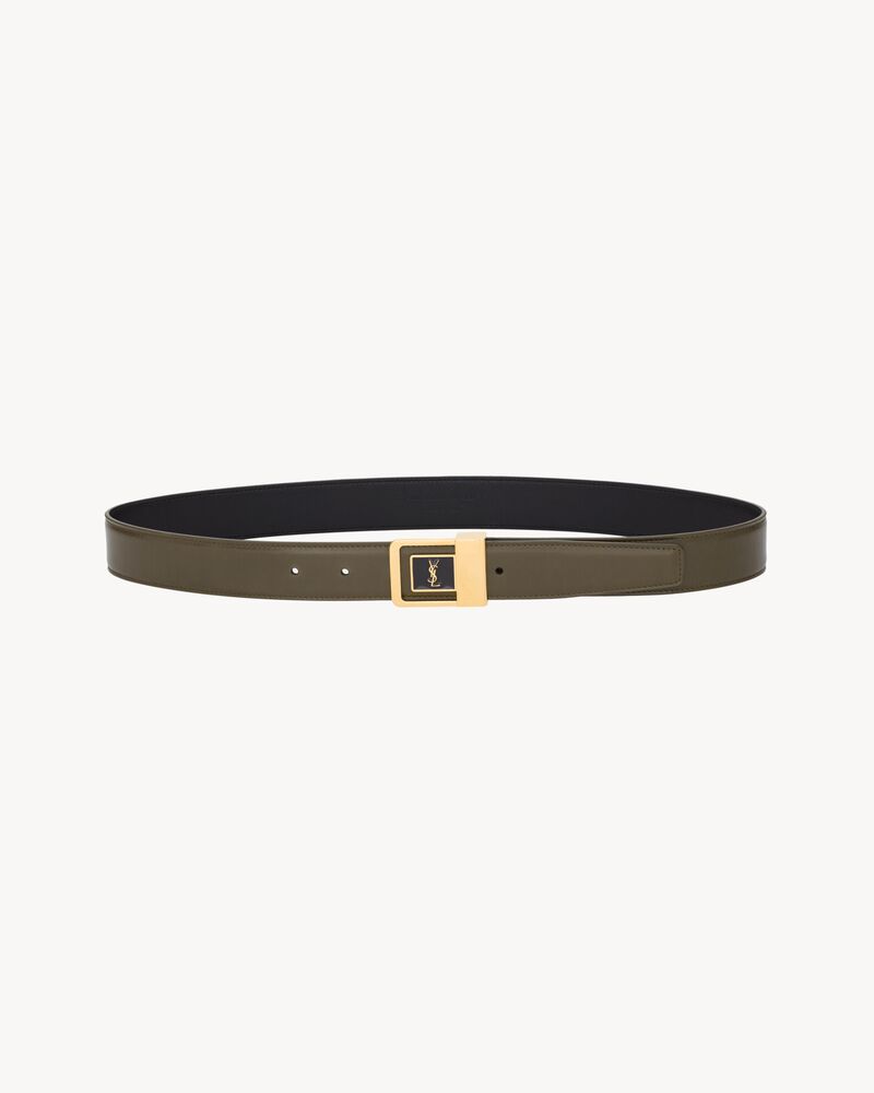 LA 66 belt in smooth leather