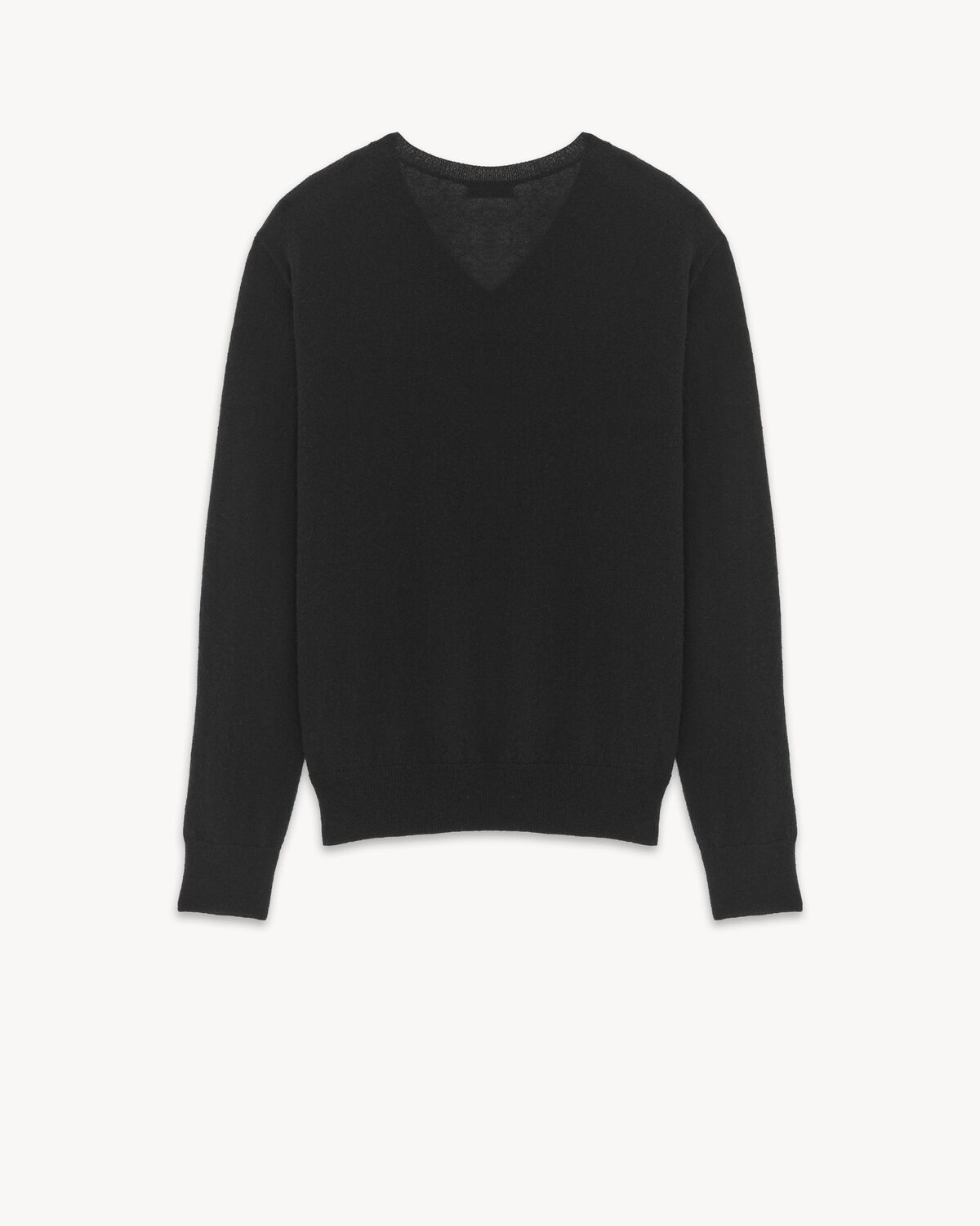 V-Neck Sweater in Cashmere And Silk