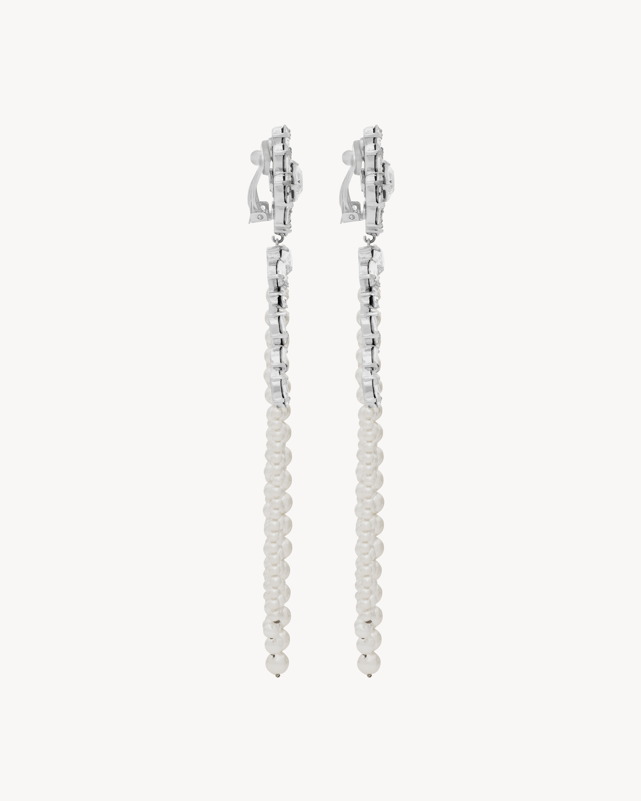 Pendientes candelabro de metal