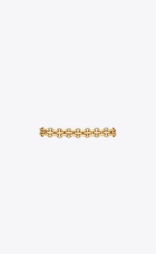 vintage knitted chain bracelet in metal