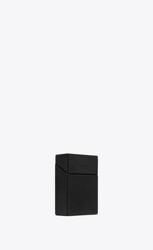 SAINT LAURENT PARIS cigarette box in smooth leather | Saint Laurent ...