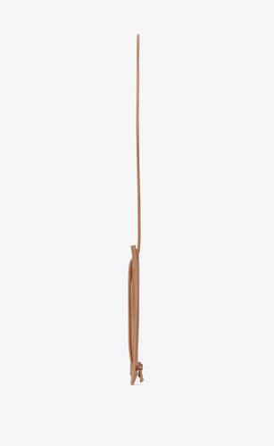 universite flat crossbody bag in vegetable-tanned leather
