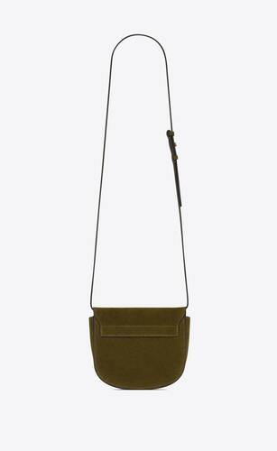 KAIA SMALL SATCHEL IN SHINY CROCODILE-EMBOSSED LEATHER