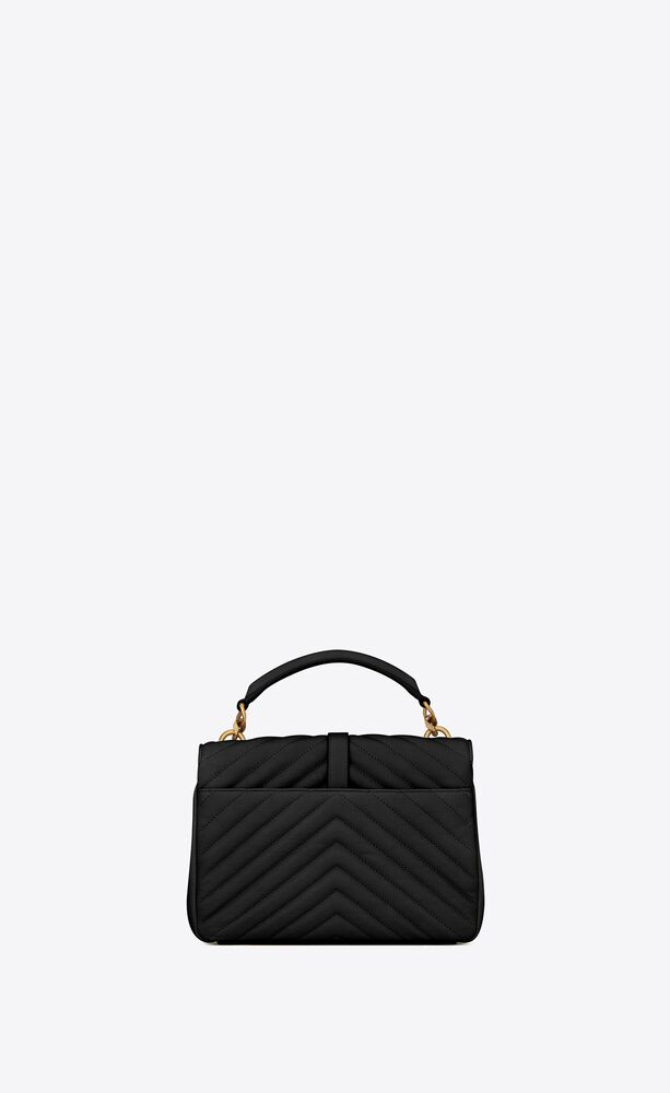 LARGE COLLEGE IN QUILTED LEATHER, Saint Laurent