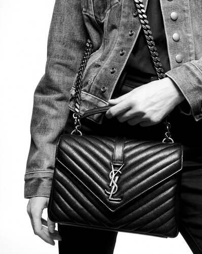 Yves Saint Laurent Handbags Black Leather ref.446489 - Joli Closet