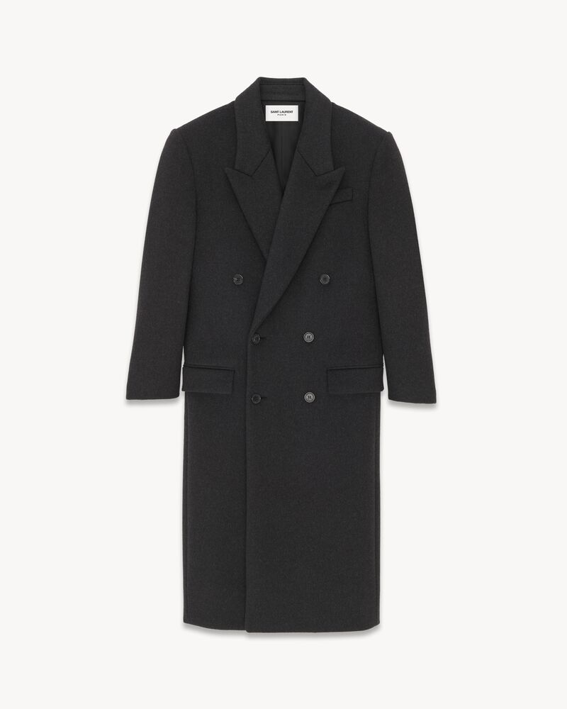 long coat in wool