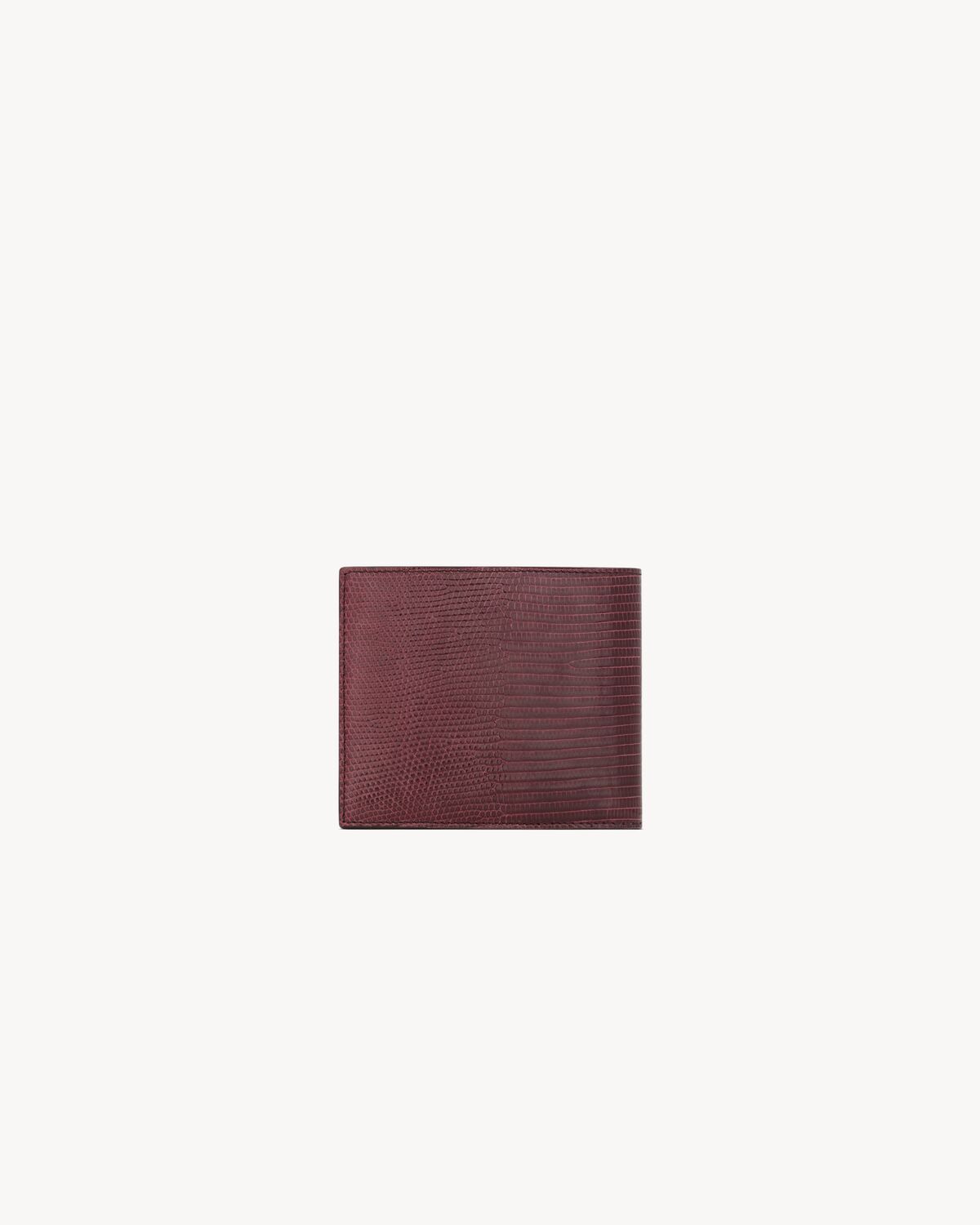 saint laurent paris east/west wallet in lizard