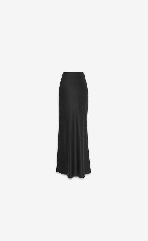 Black Crepe Skirt Set Design by Baidehi at Pernia's Pop Up Shop 2024