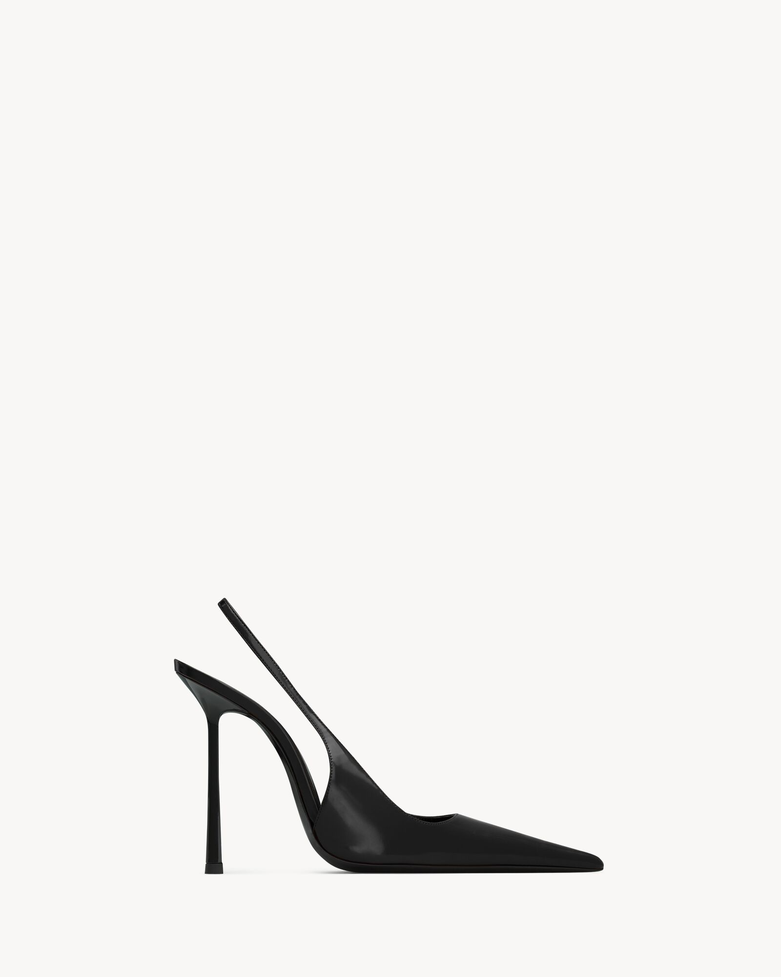 VENDOME slingback pumps in glazed leather — 840736AADAA1000